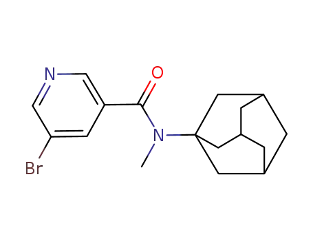 5-bromo-N-methyl-N-(tricyclo[3.3.1.1~3,7~]dec-1-yl)pyridine-3-carboxamide