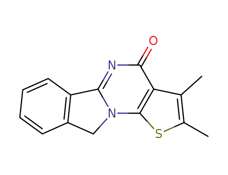 2,3-Dimethyl-10H-1-thia-5,10a-diaza-cyclopenta[a]fluoren-4-one