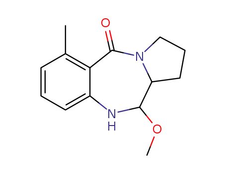 11-methoxy-6-methyl-1,2,3,10,11,11a-hexahydro-5H-pyrrolo[2,1-c][1,4]benzodiazepin-5-one