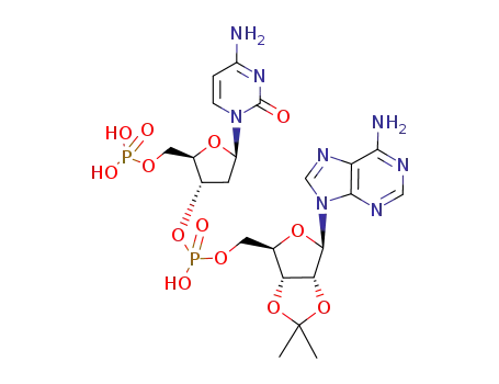 5'-O-phosphoryl-2'-deoxycytidylyl-(3'->5')-2',3'-O-isopropylideneadenosine