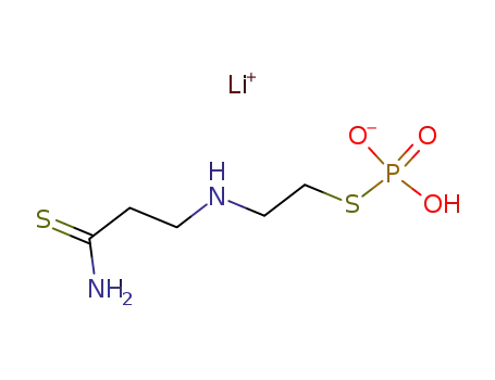 lithium S-{2-[(3-amino-3-thioxopropyl)amino]ethyl} hydrogen thiophosphate