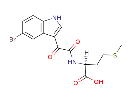 Methionine, N-((5-bromo-3-indolyl)oxalyl)-