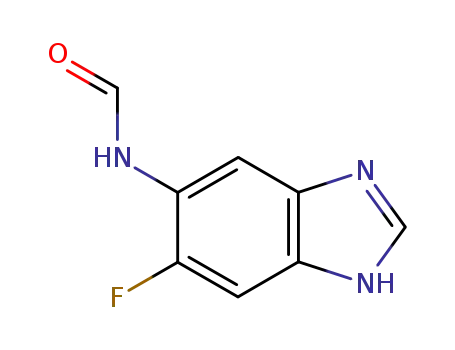 Formamide, N-(6-fluoro-1H-benzimidazol-5-yl)- (9CI)