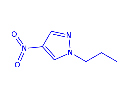 Molecular Structure of 1173061-75-0 (4-nitro-1-propyl-1H-pyrazole)