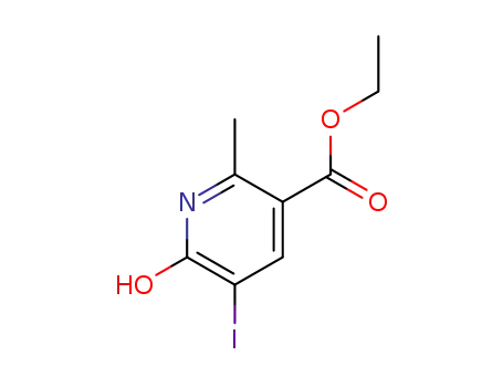에틸 6- 하이드 록시 -5- 요오도 -2- 메틸 니코 티 네이트
