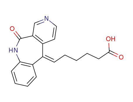 (E)-5-(5-Carboxypentylidene)-5,11-dihydropyrido(3,4-c)(1)benzazepin-11(10H)-one