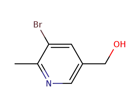 Molecular Structure of 1174028-23-9 ((5-broMo-6-Methylpyridin-3-yl)Methanol)