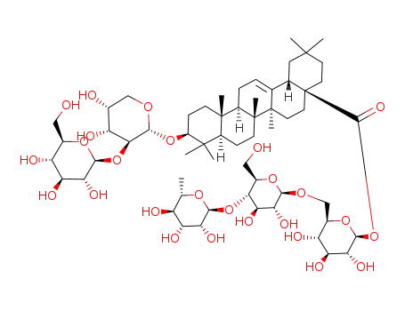 Molecular Structure of 120768-65-2 (Ciwujianoside A1)