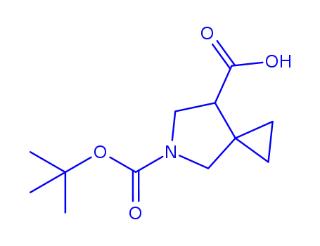 Molecular Structure of 1268519-54-5 (5-Aza-spiro[2.4]heptane-5,7-dicarboxylic acid 5-tert-butyl ester)