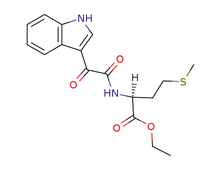 (S)-2-[2-(1H-Indol-3-yl)-2-oxo-acetylamino]-4-methylsulfanyl-butyric acid ethyl ester