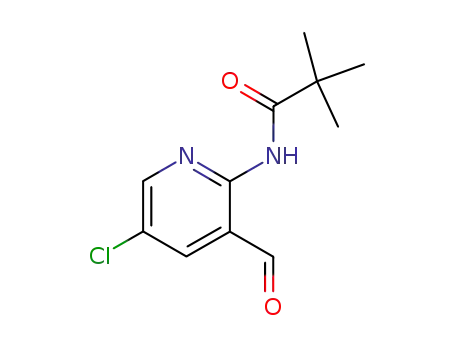 N-[5-chloro-3-formylpyridin-2-yl]-2,2-dimethylpropanamide