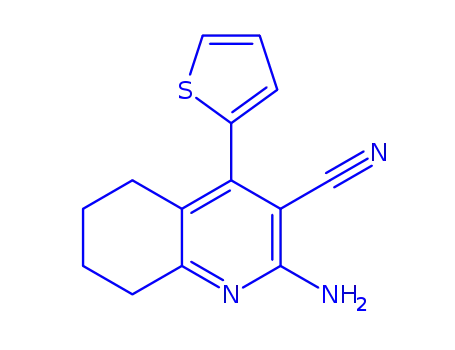2-amino-4-(2-thienyl)-5,6,7,8-tetrahydro-3-quinolinecarbonitrile