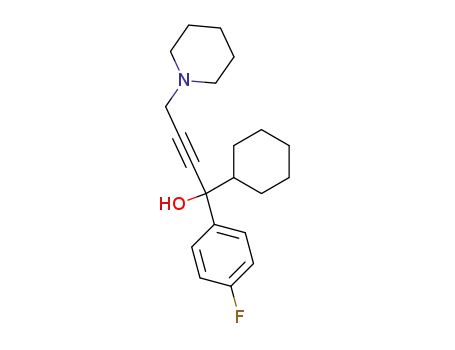 Molecular Structure of 127471-25-4 (4-fluorohexbutinol)
