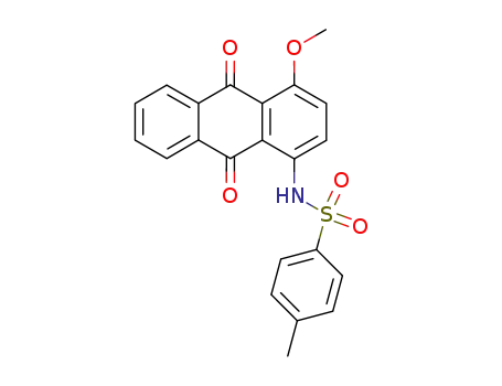 <i>N</i>-(4-methoxy-9,10-dioxo-9,10-dihydro-[1]anthryl)-toluene-4-sulfonamide