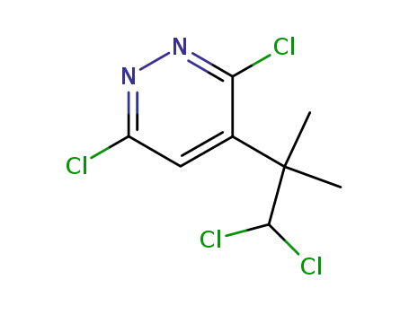 3,6-dichloro-4-(1,1-dichloro-2-methylpropan-2-yl)pyridazine