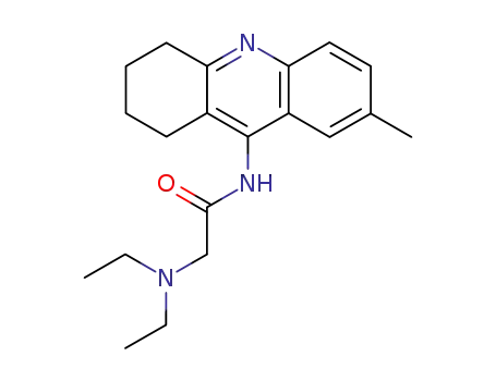 Molecular Structure of 126740-42-9 (N~2~,N~2~-diethyl-N-(7-methyl-1,2,3,4-tetrahydroacridin-9-yl)glycinamide)