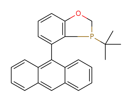 Molecular Structure of 1807740-34-6 ((S)-4-(anthracen-9-yl)-3-(te
rt-butyl)-2,3-dihydrobenzo
[d][1,3]oxaphosphole)