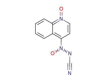Molecular Structure of 117505-23-4 (2-[(Quinoline 1-oxide)-4-yl]diazenecarbonitrile 2-oxide)