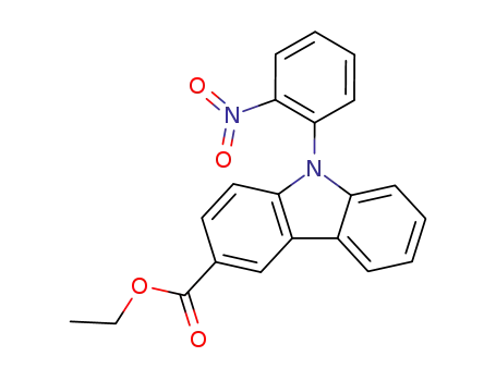 9-(2-nitro-phenyl)-carbazole-3-carboxylic acid ethyl ester