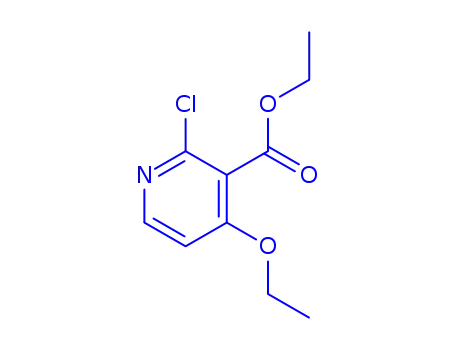 Molecular Structure of 1171502-57-0 (Ethyl 6-chloro-4-ethoxypyridin-3-carboxylate)