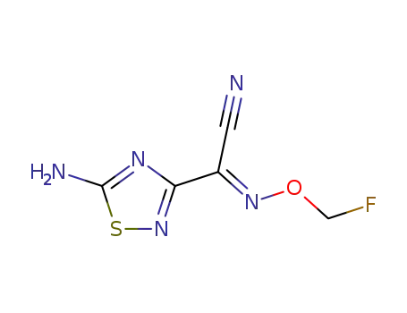 (E)-2-(5-amino-1,2,4-thiadiazol-3-yl)-2-<(fluoromethoxy)imino>acetonitrile