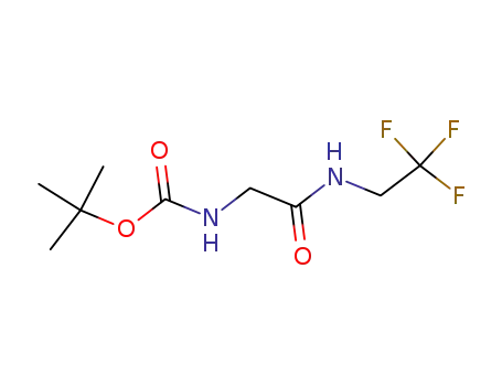 2-N-(tert-butoxycarbonyl)-1-oxo-1-N-(2,2,2-trifluoroethyl)-1,2-diaminoethane