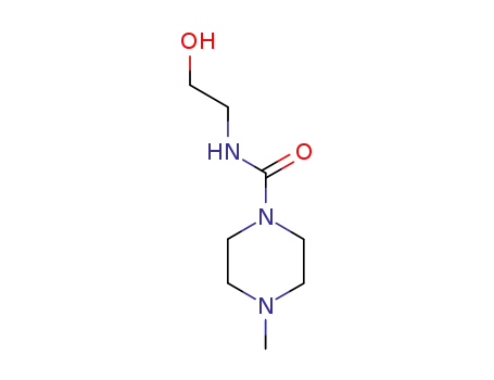Molecular Structure of 116818-76-9 (1-Piperazinecarboxamide,N-(2-hydroxyethyl)-4-methyl-(9CI))