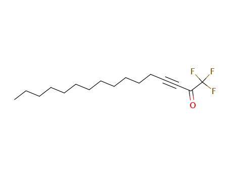 Molecular Structure of 117710-70-0 (1,1,1-trifluorohexadec-3-yn-2-one)
