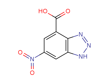 Benzotriazole-4-carboxylic acid, 6-nitro- (6CI)