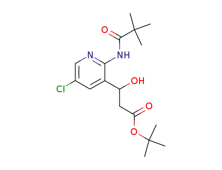 5-Chloro-2-<(2,2-dimethyl-1-oxopropyl)amino>-β-hydroxy-3-pyridinepropanoic Acid, 1,1-Dimethylethyl Ester