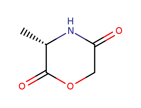 Molecular Structure of 87823-49-2 (2,5-Morpholinedione,3-methyl-(9CI))