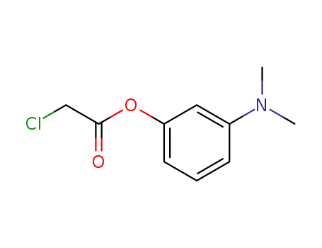 Molecular Structure of 127354-35-2 (3-(N,N-Dimethylamino)phenyl monochloroacetate)