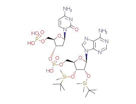 5'-O-phosphoryl-2'-deoxycytidylyl-(3'->5')-2',3'-di-O-(tert-butyldimethylsilyl)adenosine