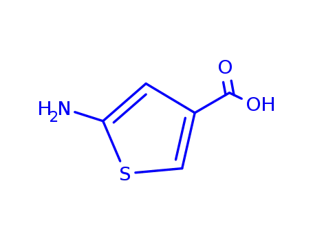 Molecular Structure of 116539-01-6 (3-Thiophenecarboxylicacid,5-amino-)