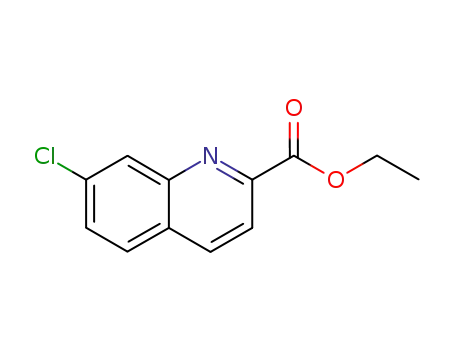 Molecular Structure of 116529-90-9 (Ethyl 7-chloroquinoline-2-carboxylate)