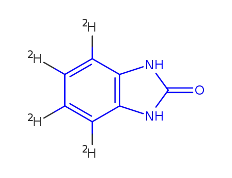 Molecular Structure of 1176802-04-2 (2-HydroxybenziMidazole-d4)