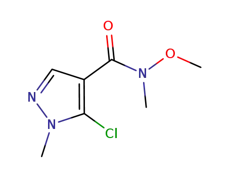 5-chloro-N-methoxy-N,1-dimethyl-1H-pyrazole-4-carboxamide