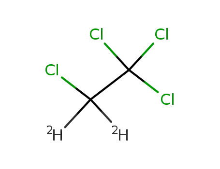 Molecular Structure of 117164-18-8 (1,1,1,2-TETRACHLOROETHANE-D2)