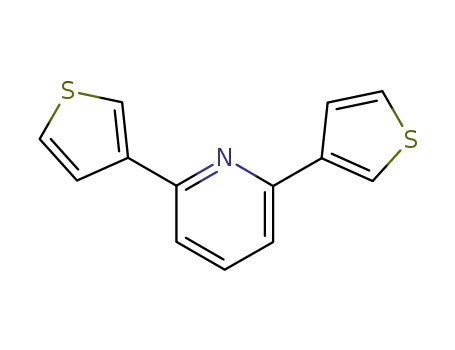 Molecular Structure of 128140-93-2 (2,6-di(3-thienyl)pyridine)