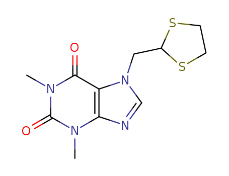1H-Purine-2,6-dione,7-(1,3-dithiolan-2-ylmethyl)-3,7-dihydro-1,3-dimethyl-