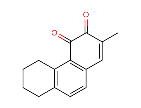 Molecular Structure of 127791-77-9 (2-Methyl-5,6,7,8-tetrahydro-3,4-phenanthrenedione)