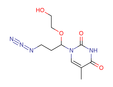 1-(1-(2-HYDROXYETHOXY)-3-AZIDOPROPYL)THYMINE
