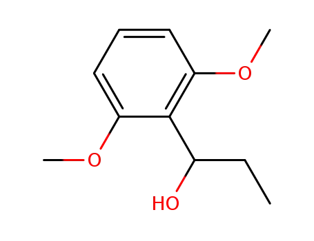 Molecular Structure of 127595-55-5 (1-(2,6-dimethoxyphenyl)-1-propanol)