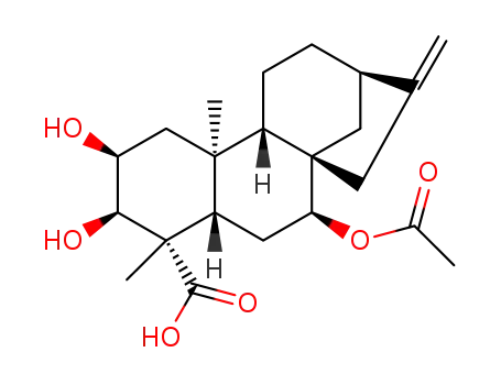 7β-acetoxy-2β,3β-dihydroxy-ent-kaur-16-en-19-oic acid