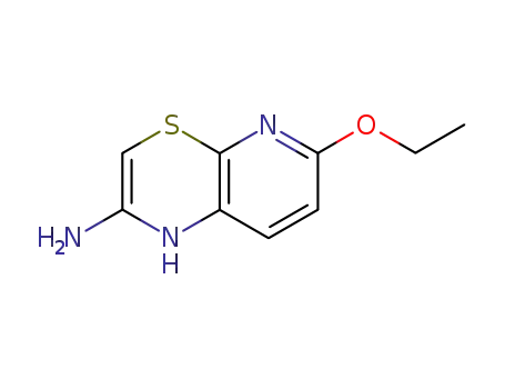 Molecular Structure of 116966-36-0 (1H-Pyrido[2,3-b][1,4]thiazin-2-amine,6-ethoxy-(9CI))