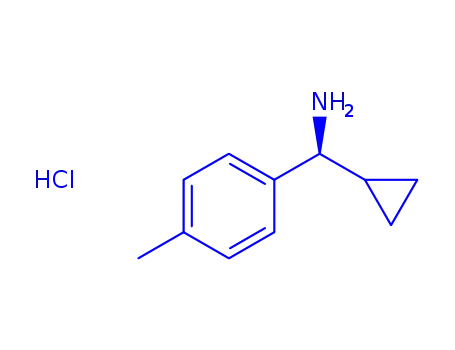 Molecular Structure of 1171765-33-5 (1-cyclopropyl-1-(4-methylphenyl)methanamine hydrochloride)