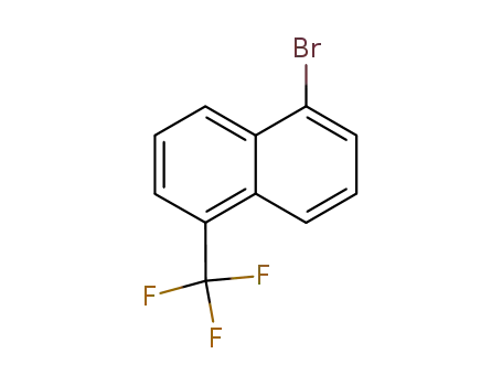 Molecular Structure of 117539-59-0 (1-BROMO-5-(TRIFLUOROMETHYL)NAPHTHALENE)