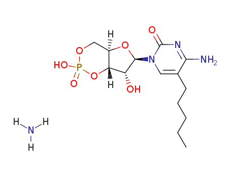 5-N-PENTYLCYTIDINE 3',5'-CYCLIC MONOPHOSPHONATE