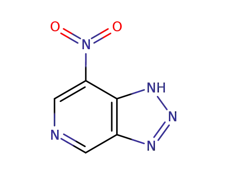 Molecular Structure of 108800-64-2 (7-NITRO-1H-[1,2,3]TRIAZOLO[4,5-C]PYRIDINE)