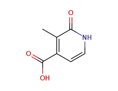Molecular Structure of 126798-27-4 (4-Pyridinecarboxylicacid,1,2-dihydro-3-methyl-2-oxo-(9CI))